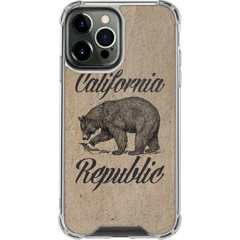 Cali Republic Vintage iPhone 13 Pro Max Clear Case